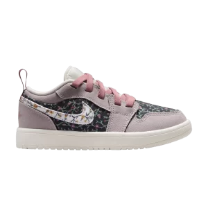 Air Jordan 1 Low ALT SE PS 'Floral' Sneakers Platinum Violet/Anthracite/Stardust Red/Sail FJ3446 001