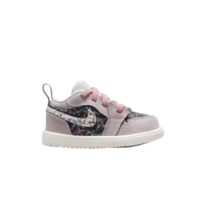 Air Jordan 1 Low ALT SE TD 'Floral' Sneakers Platinum Violet/Anthracite/Stardust Red/Sail FJ3450 001