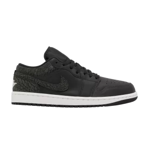 Air Jordan 1 Low SE 'Black Elephant' Not Black/Black/White/Black FB9907 001