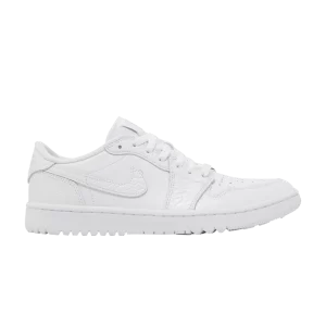 Air Jordan 1 Low Golf 'White Crocodile' White/Pure Platinum/White DD9315 110