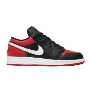 Air Jordan 1 Low GS 'Alternate Bred Toe 'Black/White/Red 553560 066