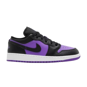 Air Jordan 1 Low GS 'Purple Venom' Purple Poison/Black/White 553560 505