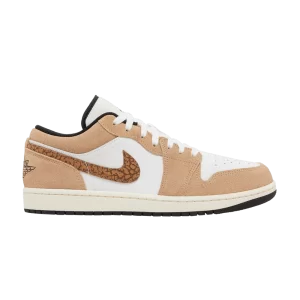 Air Jordan 1 Low SE 'Brown Elephant' Hemp/Metallic Gold/White/Light British Tan/Black DZ4130 201