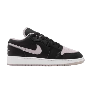 Air Jordan 1 Low SE GS 'Black Iced Lilac' Black/Ice Lilac/White DV1333 051