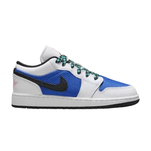 Air Jordan 1 Low SE GS 'Formula 23 Pack' White/Hyper Royal/Hyper Jade/Black FQ8042 100