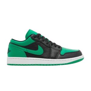 Air Jordan 1 Low 'Black Lucky Green' Black/Black/Lucky Green/White 553558 065