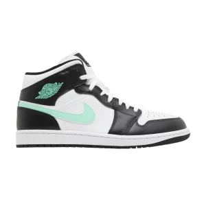 Air Jordan 1 Mid 'Green Glow' White/Black/Green Glow DQ8426 103