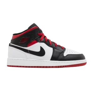 Air Jordan 1 Mid GS 'Gym Red Black Toe' White/Red/Black DQ8423 106