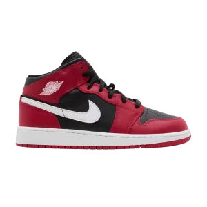 Air Jordan 1 Mid GS 'Gym Red Black White' Black/Red/White DQ8423 061