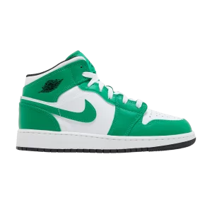 Air Jordan 1 Mid GS 'Lucky Green' Lucky Green/Black/White DQ8423 301