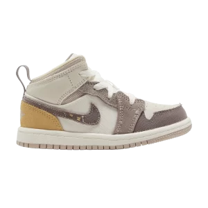 Air Jordan 1 Mid SE Craft TD 'Inside Out - Taupe Haze' Sail/Taupe Haze/Fossil Stone/Sky Gold/Muslin DZ4467 102