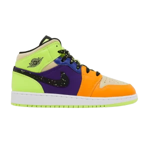 Air Jordan 1 Mid SE GS 'Volt Vivid Orange' Volt/Black/Bright Orange FD8795 700