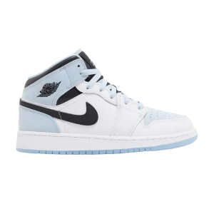 Air Jordan 1 Mid SE GS 'White Ice Blue' White/Icy Blue/Black DV1337 104