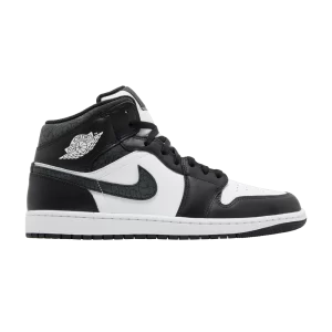 Air Jordan 1 Mid SE 'Panda Elephant' Not Black/Black/White/Black FB9911 001