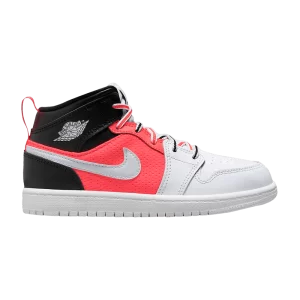 Air Jordan 1 Mid SE PS 'White Infrared' Black/Infrared 23/White FB4418 016