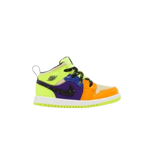 Air Jordan 1 Mid SE TD 'Volt Vivid Orange' Volt/Black/Bright Orange FD8794 700