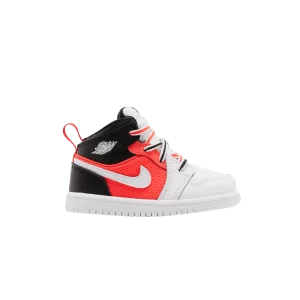 Air Jordan 1 Mid SE TD 'White Infrared' Black/Infrared 23/White FB4419 016