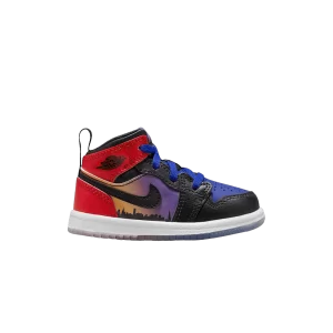 Air Jordan 1 Mid SS TD 'Skyline' Concord/Varsity Red/Psychic Purple/Black DX4377 400