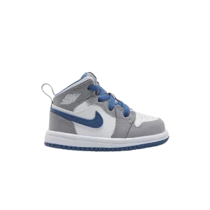 Air Jordan 1 Mid TD 'Cement True Blue' Cement Grey/True Blue/White DQ8425 014