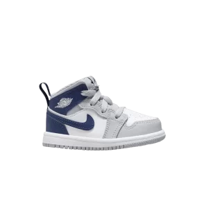 Air Jordan 1 Mid TD 'Wolf Gray Midnight Navy' White/Wolf Grey/Midnight Fleet DQ8425 104