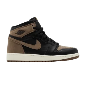 Air Jordan 1 Retro High OG GS 'Palomino' Sneakers Black/Metallic Gold/Palomino/Sail FD1437 020