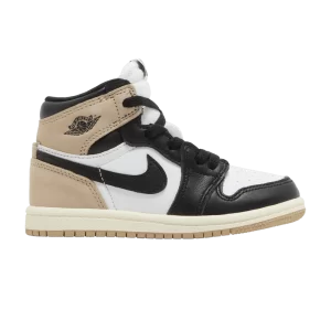 Air Jordan 1 Retro High OG TD 'Latte' Sneakers Black/Legend medium brown/White/Sail FD2598 021