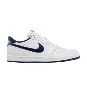 Air Jordan 1 Retro Low '85 OG 'Metallic Blue' 2024 Summit White/Navy/White FB9933 141