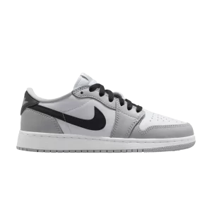 Air Jordan 1 Retro Low OG GS 'Barons' White/Black/Wolf gray CZ0858 110