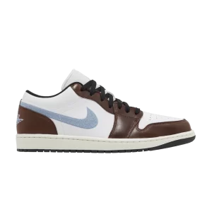 Air Jordan 1 Retro Low SE 'Brown Blue Grey' White/Blue-gray/Black/Sail FQ7832 142