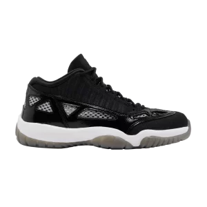 Air Jordan 11 Retro Low IE 'Black White' Black/Black/White 919712 001