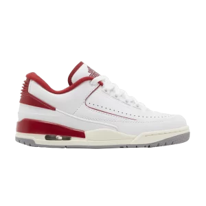 Air Jordan 2/3 GS 'White Varsity Red' White/Red/Sail/Cement gray FD0384 161