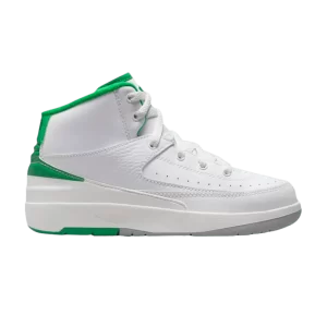 Air Jordan 2 Retro PS 'Lucky Green' Sneakers White/Lucky Green/Sail/Light Steel Gray DQ8564 103