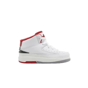 Air Jordan 2 Retro TD 'Origins' Sneakers White/Fire Red/Fir/Sail/Cement Gray DQ8563 101