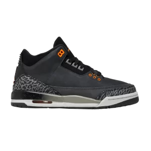 Air Jordan 3 Retro GS 'Fear' 2023 Night Stadium/Total Orange/Black DM0967 080