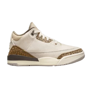 Air Jordan 3 Retro PS 'Palomino' Sneakers Light Brown/Metallic Gold/Light British Tan/Palomino DM0966 102