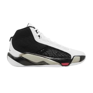 Air Jordan 38 GS 'Fundamental' Sneakers White/Black/Siren red DZ3499 106