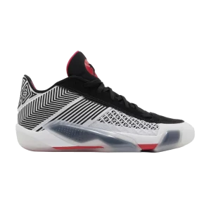 Air Jordan 38 Low 'Fundamental 2.0' White/Black/Siren red FD2326 101