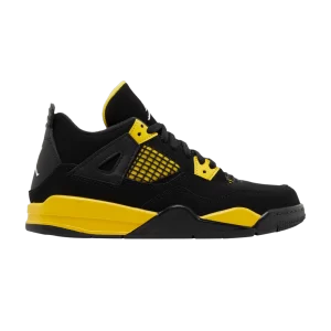 Air Jordan 4 Retro PS 'Thunder' 2023 Black/Tur yellow BQ7669 017