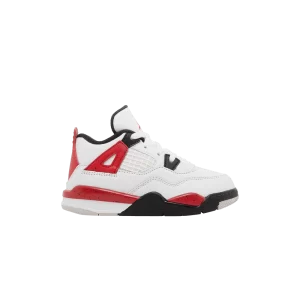 Air Jordan 4 Retro TD 'Red Cement' White/Fire Red/Black/Neutral Gray BQ7670 161