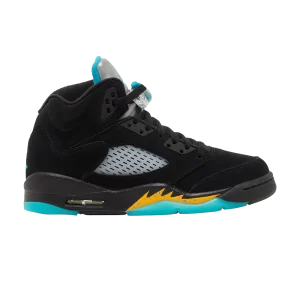 Air Jordan 5 Retro GS 'Aqua' Black/Aquatone/Taxi 440888 047