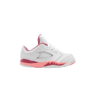 Air Jordan 5 Retro Low TD 'Crafted For Her' White/Coral Chalk/Desert Berry/Black DX4391 116