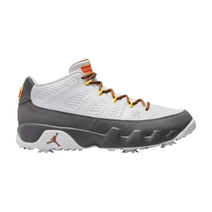 Air Jordan 9 Low Golf 'US Open' White/University Gold/Cool Grey/Anthracite FN6931 100