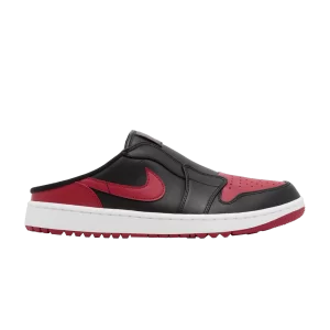 Air Jordan 1 Mule Golf 'Bred' Black/White/Red FJ1214 001