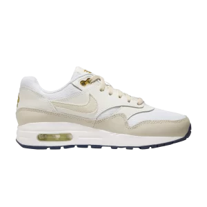 Nike Air Max 1 GS 'White Bronzine' White/Bronze/Barely Volt/Light Brown DZ3307 103