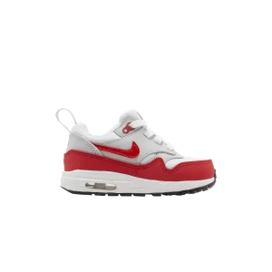 Nike Air Max 1 EasyOn TD 'Red' 2023 Neutral Grey/White/Black/University Red DZ3309 003