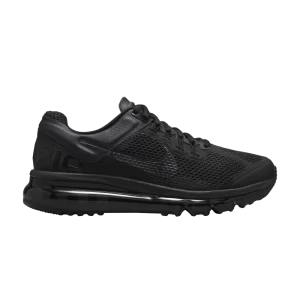 Nike Air Max 2013 GS 'Triple Black' Black/Black 555426 010