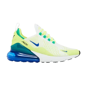 Nike Air Max 270 GS 'Light Lemon Twist' White/Light lemon twist/Stadium Green/Game Royal FN6982 100