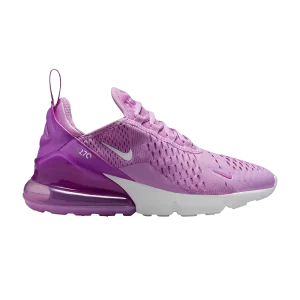 Nike Air Max 270 GS 'Rush Fuchsia' Fuchsia Peak/Fuchsia Dream/White/White 943345 501