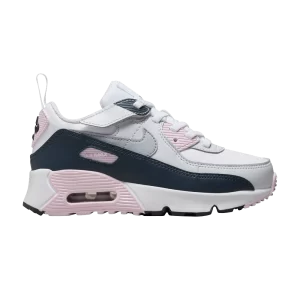 Nike Air Max 90 EasyOn PS 'Pink Foam Armory Navy' White/Pink Foam/Gun Navy/Wolf Gray HF6357 104