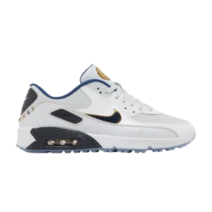 Nike Air Max 90 Golf NRG 'THE PLAYERS Championship' Sneakers Pure Platinum/White/Coastal Blue/Dark Obsidian FB5055 041